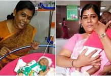 அன்று கால்வாயில் இருந்து மீட்கப்பட்ட குழந்தை : கண்ணீருடன் நடிகை கீதா!!