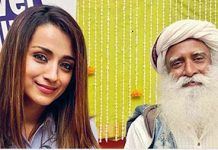 சாமியார் ஜக்கி வாசுதேவை சந்தித்த திரிஷா : ஏன் தெரியுமா?