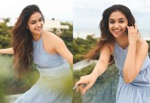 மாடர்ன் உடையில் சூப்பர் கியூட் போஸ் கொடுத்த நடிகை கீர்த்தி சுரேஷ்!