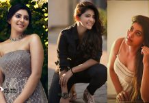 “பஞ்சு மிட்டாய் சேலை கட்டி பட்டு வண்ண ரவிக்கை போட்டு…” – குளுகுளு போஸ் கொடுத்த அதுல்யா !