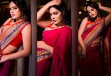 Saree அணிந்து கவர்ச்சியில் புகுந்து விளையாடும் நந்திதா.. லேட்டஸ்ட் புகைப்படங்கள் !