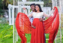 நிறைமாத கர்ப்பிணியாக இருக்கும் சீரியல் நடிகை ஶ்ரீதேவி – வைரலாகும் வளைகாப்பு புகைப்படங்கள் !