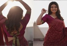 சட்டையை ஒரு பக்கம் கழட்டி விட்டு ரசிகர்களை சூடாக்கிய புஜிதா தேவராஜூ..!