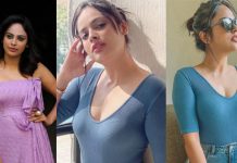 அந்த அழகான இடத்த அப்படியே காட்டிடீங்க : நந்திதா ஹாட் போட்டோஸ்!!