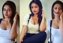 சட்டையை தூக்கி விட்டு படு சூடான போஸ் கொடுத்து ரசிகர்களின் சூட்டை கிளப்பிய பூனம் பாஜ்வா!!