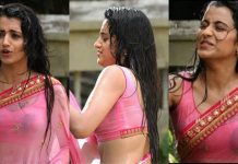 இந்த பக்கம் இருந்து பாத்தா மொத்தமும் தெரியுது… தாராளம் காட்டும் திரிஷாவின் புகைப்படங்கள்!!