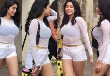 காஞ்சு போன நிலம் ஈரம் ஆயிருச்சு.. மயிலு பெத்த குயிலு ஜான்வி கபூரின் ஹாட் Pics!!