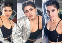 லோ ஆங்கிள் கவர்ச்சி உடையில் பிரமாண்டத்தைக் காட்டிய சமந்தா ஹாட் Pics!!