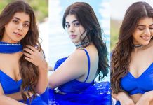 முன்னழகை காட்டி ஹாட் புகைப்படங்களை வெளியிட்ட யாமினி பாஸ்கர்!!