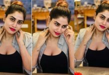 டாப் மேல புடவையை சுத்தி மார்க்கமான போஸ் கொடுத்த ஷிவானி நாராயணன்!!