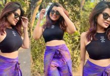 நடுரோட்ல நச்சின்னு முன்னழக காட்டி இளசுகளை சூடேத்திய ஆத்மிகா லேட்டஸ்ட் ஹாட் கிளிக்ஸ்!!