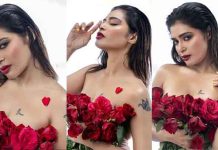 கவர்ச்சியின் உச்சம்… உடம்பில் ஒட்டுத்துணி இல்லாமல் காதலர் தின வாழ்த்து தெரிவித்த தர்ஷா குப்தா!!