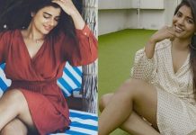 முன்னழகை எடுப்பாக காட்டி இளசுகளை இம்சை பண்ணும் ஐஸ்வர்யா ராஜேஷ்!!