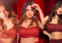 படு மோசமான உடையில் முன்னழகை தூக்கி காட்டி இளசுகளை கிறங்கடிக்கும் ஐஸ்வர்யா மேனன்!!