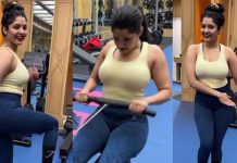 பின்னழகு எடுப்பா தெரிய கும்முனு போஸ் கொடுத்த ரித்திகா சிங்கின் ஹாட் போட்டோஸ்!!