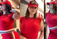 டைட் பனியனில் முன்னழகை கும்முனு காட்டி மூச்சு முட்ட வைத்த கிரண்!!