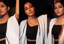 மாடர்ன் உடையில் கவர்ச்சி போஸ் கொடுத்து ரசிகர்களை சுண்டி இழுக்கும் ரஜிஷா விஜயன்!!