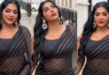 முன்னழக தாராளமா காட்டி ரசிகர்களின் ஹார்ட் பீட்டை எகிற வைத்த ரேஷ்மா!!