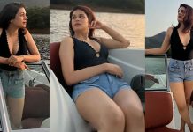 ஆண்ட்டி ஆனாலும் அம்சமா இருக்கிறீங்க .. பீச்சில் கவர்ச்சி காட்டும் ஷ்ரத்தா தாஸ்!!