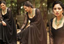 கவர்ச்சி உடையில் குனிந்து அந்த இடத்தை அப்பட்டமாக காட்டிய ஸ்ருஷ்டி டாங்கே!!