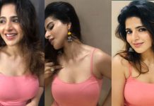 கவர்ச்சி உடையில் நச்சுனு ஹாட் போஸ் கொடுத்த ஐஸ்வர்யா மேனன்!!