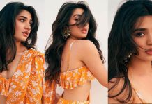 கவர்ச்சி உடையில் கும்முனு போஸ் கொடுத்த க்ரித்தி ஷெட்டி!!