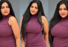 இறுக்கமான ஆடையில் பிதுங்கும் முன்னழகை காட்டி இளசுகளை மூச்சு முட்டவைத்த ரேஷ்மா!!