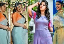 கொழுக் மொழுக் உடம்பை காட்டி கவர்ச்சி போஸ் கொடுத்த அபர்ணா பாலமுரளி!!