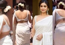 ப்பா செம.. புடவையில் கும்முனு ஆளை மயக்கும் கீர்த்தி சுரேஷின் ஹாட் கிளிக்ஸ்!!