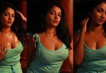 பிதுங்கும் முன்னழகை நிமிர்த்தி காட்டி மூச்சு முட்ட வைத்த லாவண்யா மாணிக்கம்!!