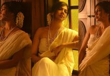 கேரள உடையில் கும்முனு கவர்ச்சி போஸ் கொடுத்த மடோனா சபஸ்டியன்!!