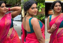 அந்த இடத்தை அப்பட்டமாக காட்டி இளசுகளை திக்குமுக்காட வைத்த ரேஷ்மா!!