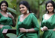 புடவையை விலக்கி முன்னழக எடுப்பா காட்டி மூச்சு முட்ட வைத்த ஷாலு ஷம்மு!!