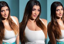 இறுக்கமான உடையில் பிதுங்கி வழியும் முன்னழகை காட்டி ரசிகர்களை வாயடைக்க செய்த யாஷிகா!!