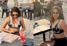 கோவா பீச்சில் சரக்கு பாட்டிலுடன் அமலா பால்.. புகைப்படங்களை பார்த்த ரசிகர்கள் அதிர்ச்சி!!