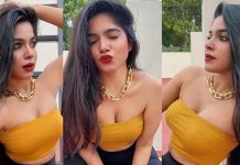 முன்னழகை எடுப்பா காட்டி இளசுகளின் கவனத்தை சுண்டி இழுத்த திவ்யா பாரதி!!