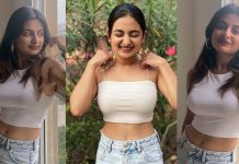 மொட்டைமாடியில் கவர்ச்சி போஸ்.. 22 வயதில் வாய்ப்பிளக்க வைத்த எஸ்தர் அனில்!!