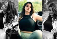 காருக்குள் கலக்கல் போட்டோஷூட்.. காயத்ரி ஷங்கரின் லேட்டஸ்ட் புகைப்படங்கள்!!