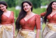 தூக்கலான கவர்ச்சியில் ஹனிரோஸ் வெளியிட்ட ஹாட் போட்டோஸ்!!