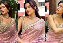 முன்னழகை பார்த்தாலே மூச்சு வாங்குது.. ஜான்வி கபூர் கொடுத்த ஹாட் போஸ்!!