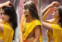 கவர்ச்சி உடையில் ஹாட் போஸ் கொடுத்த கிருத்தி செட்டியின் செம கிளிக்ஸ்!!