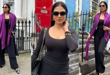 இறுக்கமான உடையில் அந்த மாதிரி போஸ் கொடுத்த மாளவிகா மோகனன்!!