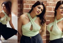 முன்னழகை எடுப்பாக காட்டி இளசுகளை மயக்கிய ஷ்ரத்தா தாஸ் ஹாட் போட்டோஸ்!!