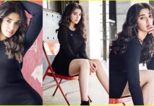 கருப்பு நிற ட்ரான்ஸ்பரென்ட் உடையில் கவர்ச்சி காட்டும் கீர்த்தி ஷெட்டி.. திணறும் இளசுகள்!!