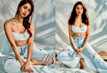 படுமோசமான கவர்ச்சி உடையில் ஹாட் போஸ் கொடுத்த பூஜா ஹெக்டே!!