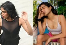 நீச்சல் குளத்தில் இடுப்பழகை காட்டி சூட்டை கிளப்பிய சம்யுதா ஹெக்டே போட்டோஸ்!!