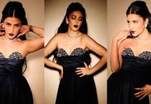 கவர்ச்சி உடையில் செம சூடான போஸ் கொடுத்த ஸ்ருதிஹாசன்!!