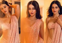 கவர்ச்சி நடிகைகளை மிஞ்சி ஆடையை கழட்டி அது தெரிய போஸ் கொடுத்த அனன்யா பாண்டே!!