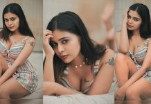 எப்போதும் இல்லாத அளவுக்கு படுமோசமான கவர்ச்சி போஸ் கொடுத்த தர்ஷா குப்தா!!