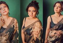 இந்த வயசுலயும் இவ்ளோ கவர்ச்சியா.. ட்ரான்ஸ்பெரண்ட் புடவையில் சகலத்தையும் காட்டிய கஜோல்!!